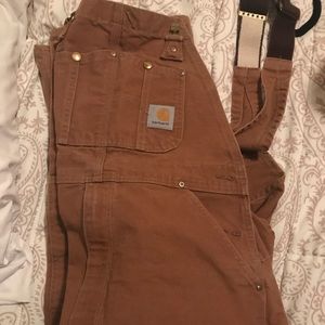 Carhartt Men's Unlined Duck Bibs